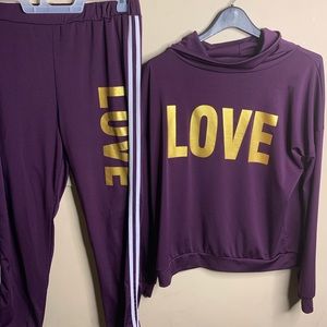 Love burgundy outfit